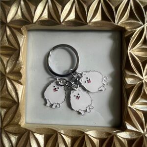 Pomeranian keychain